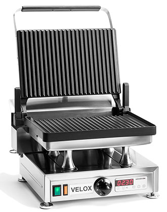 CG-1G - Grill senzill amb  plaques de cocci&oacute; ondulades